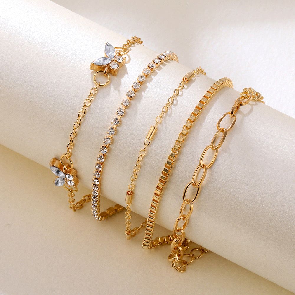 Anti Tarnish Combo Bracelets