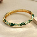 18K Gold Coated Open Bangle – Classic Kada