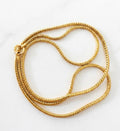 24 Inch Micro Gold Plated Snake Chain