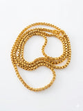24 Inch Box Chain - Micro Gold Plated