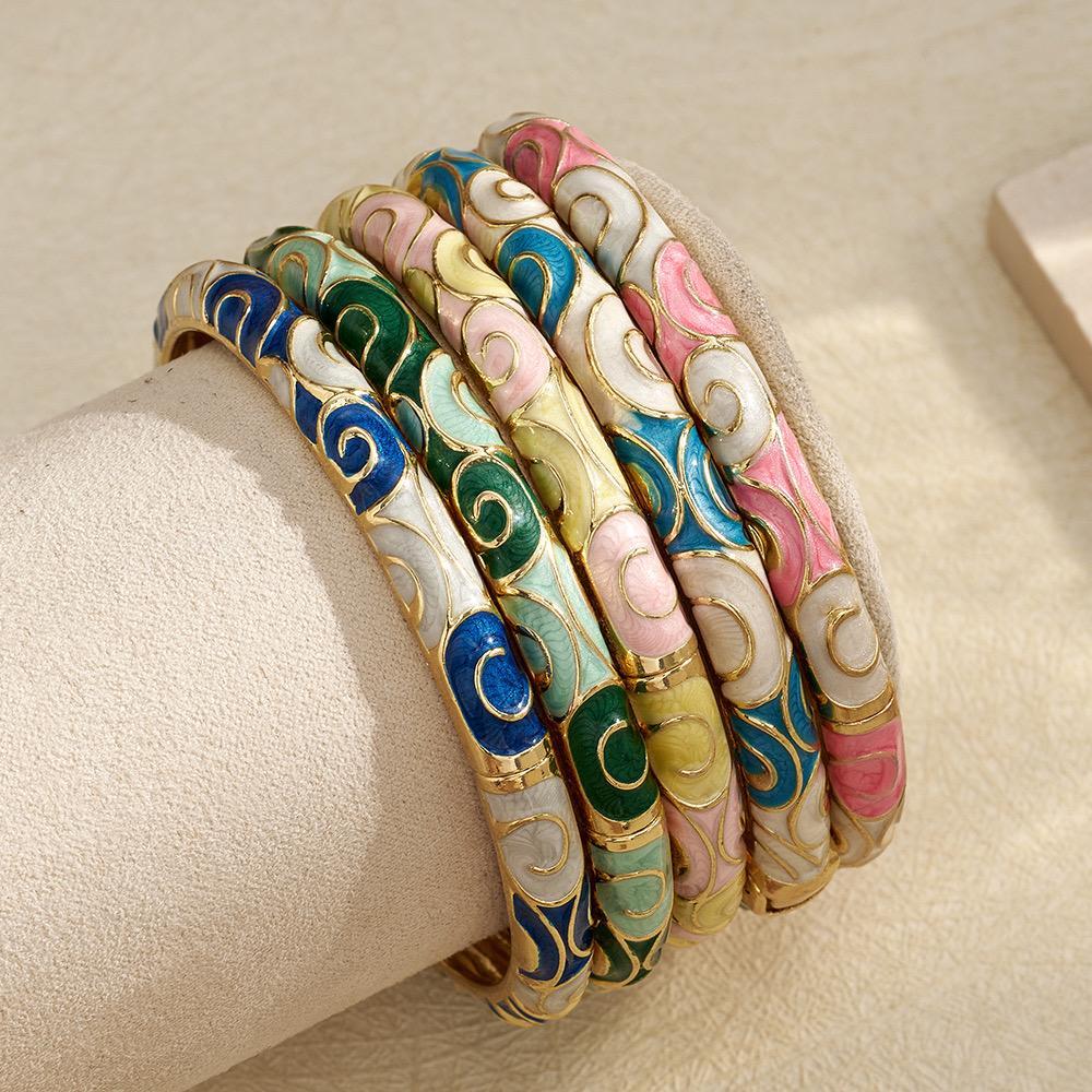 18K Gold Coated Open Bangle – Classic Kada