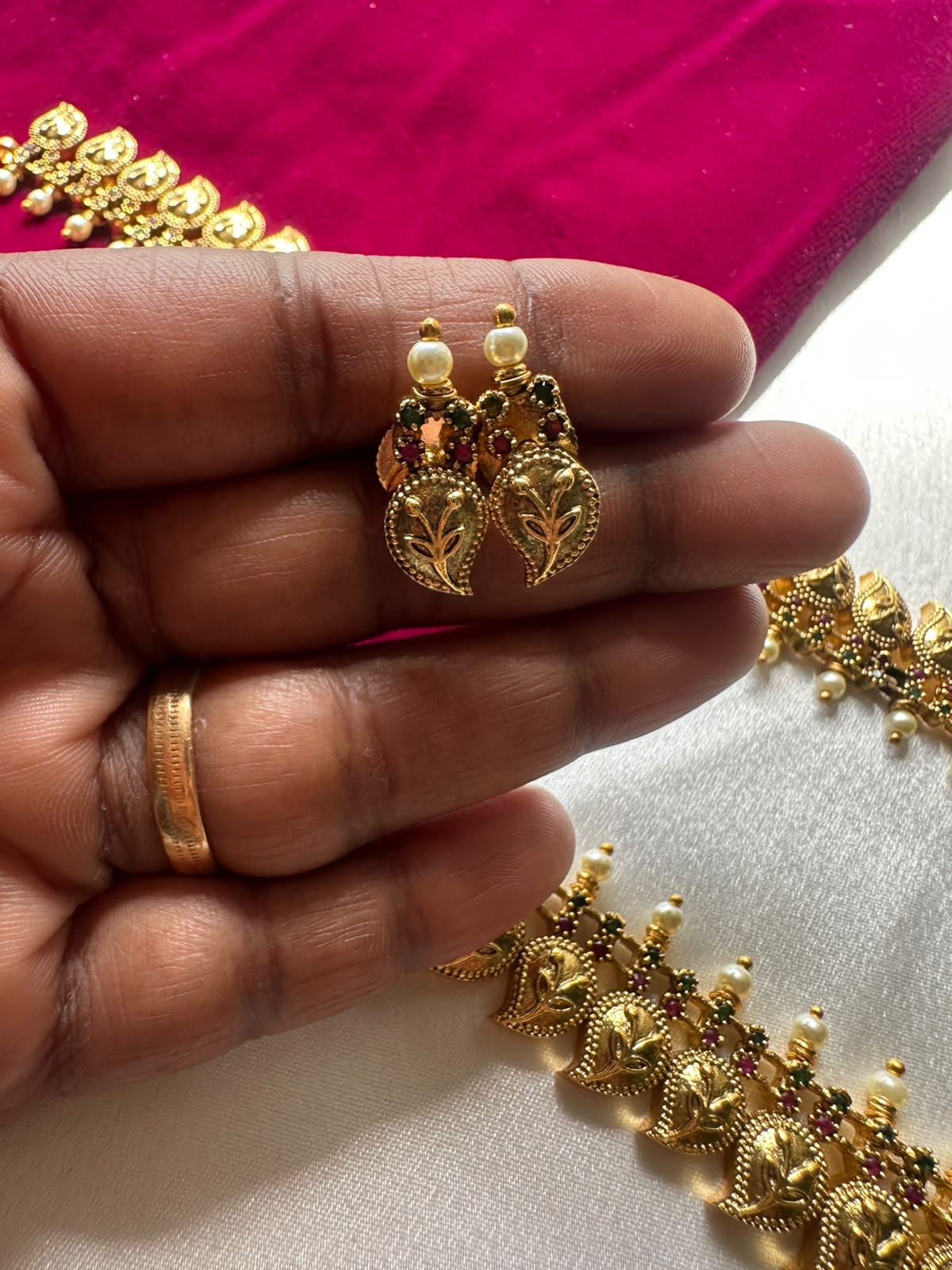 Traditional South Indian Mango Motif