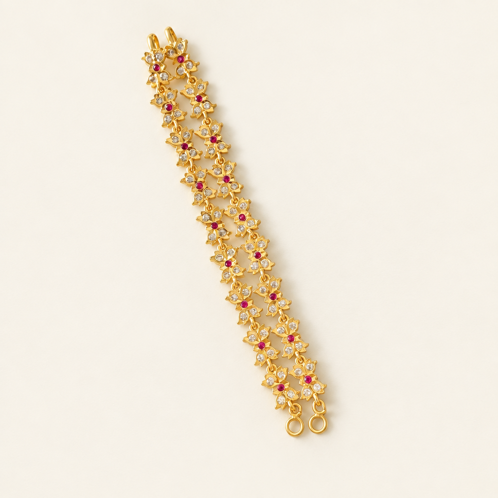 Floral jewellery with original design preserved