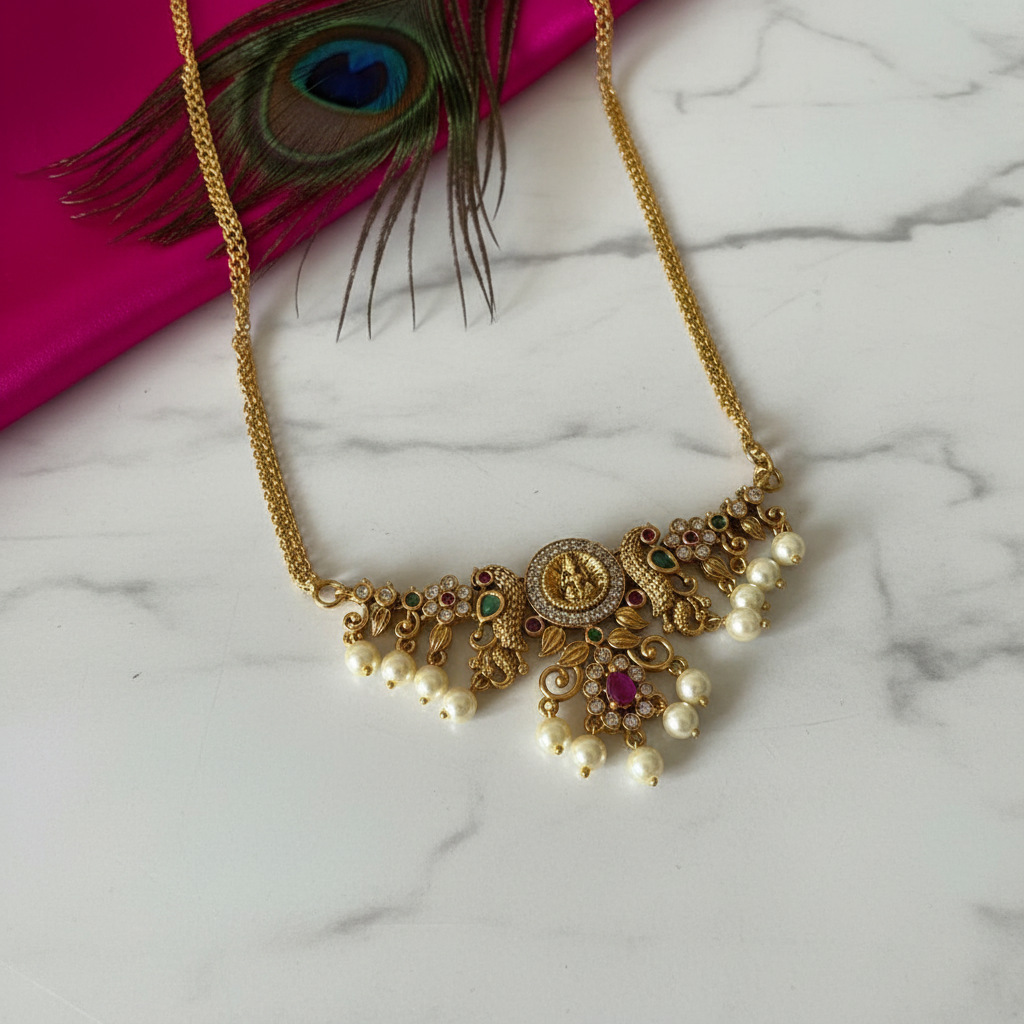 Gold Temple Necklace