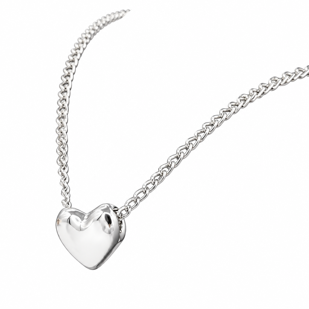 Enhanced jewellery on white background