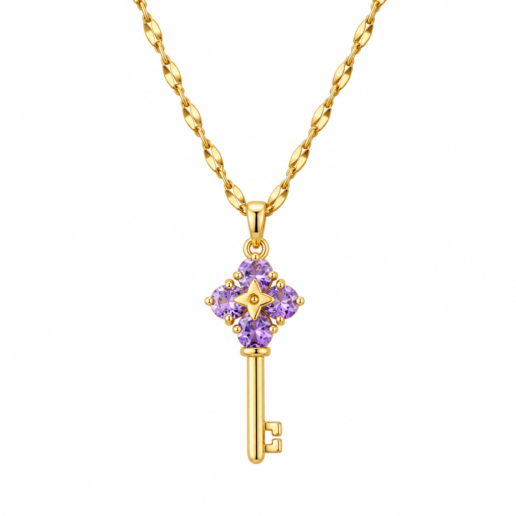 Gold plated jewellery on a clean white background