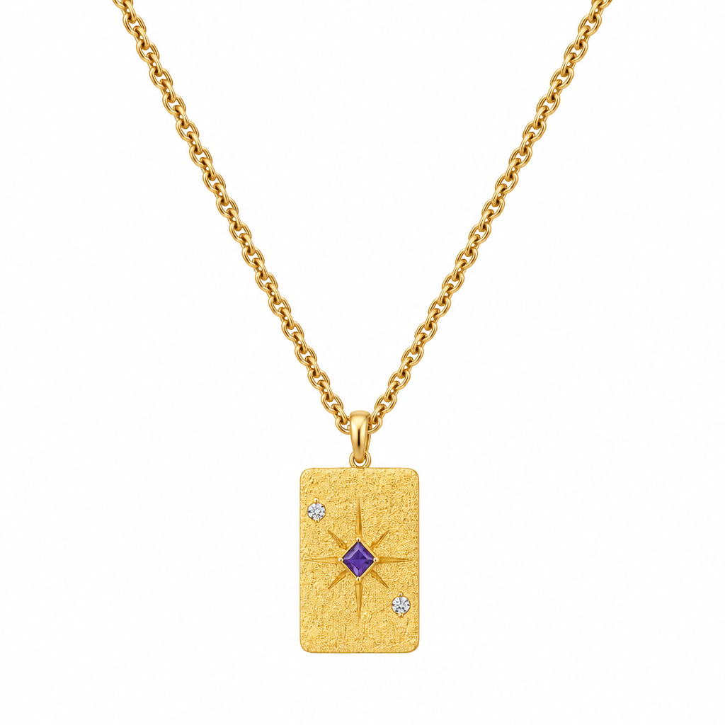 Gold plated jewellery on a clean white background