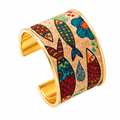 Enhanced gold plated jewellery on white background