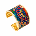 Enhanced gold plated jewellery on white background