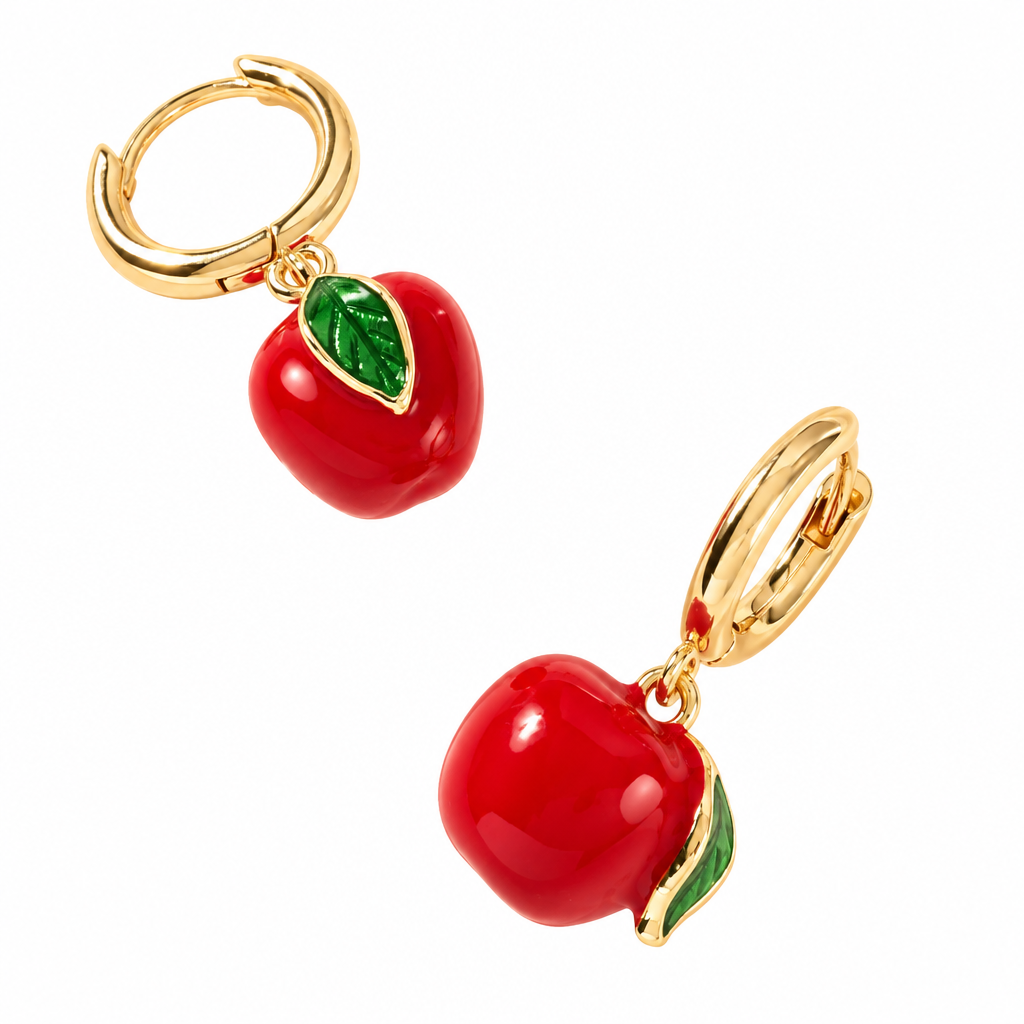 Enhanced gold plated jewellery on white background