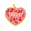 Enhanced gold plated jewellery on white background