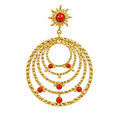 Enhanced jewellery product on white background
