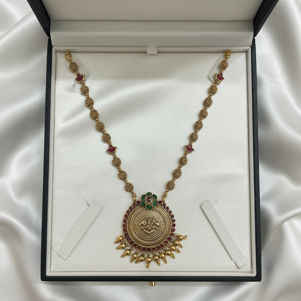 Necklace in Luxury Jewelry Box