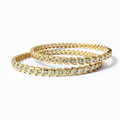 Impon White Stone Bangle