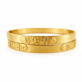 Impon Golden Lotus Lakshmi Bangle