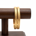 Textured Gold Bangles — Clear Design Detail